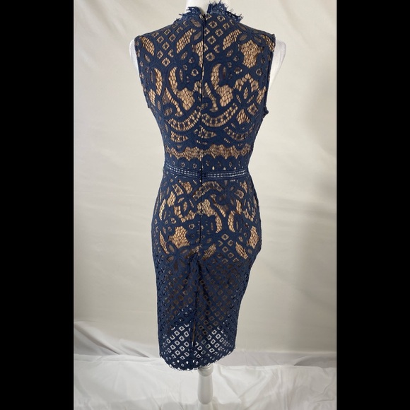 Stunning Akira Blue Floral Midi Dress! - Picture 3 of 3